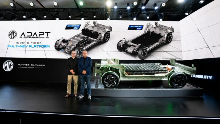 JSW MG Motor India NEV ADAPT Platform