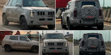 Upcoming Mahindra Vision S Spotted Testing in High Altitude