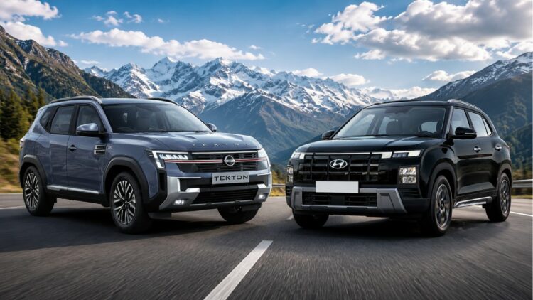 Nissan Tekton vs Hyundai Creta Specs Price Features Comparison