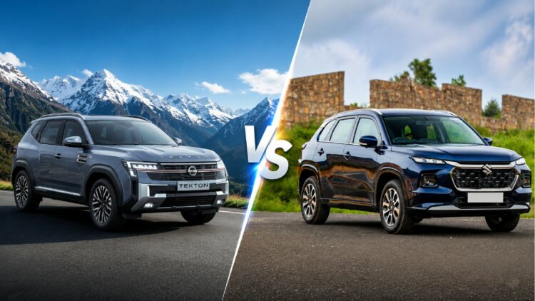 Nissan Tekton vs Maruti Grand Vitara Specs Features Price Comparison