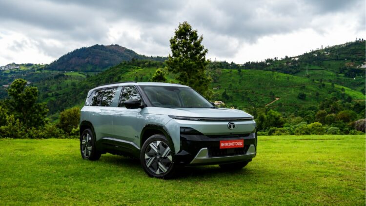 Tata Sierra EV Front Three Quarter