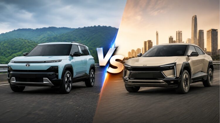 Tata Sierra EV vs Mahindra BE 6 Specs Price Features Comparison