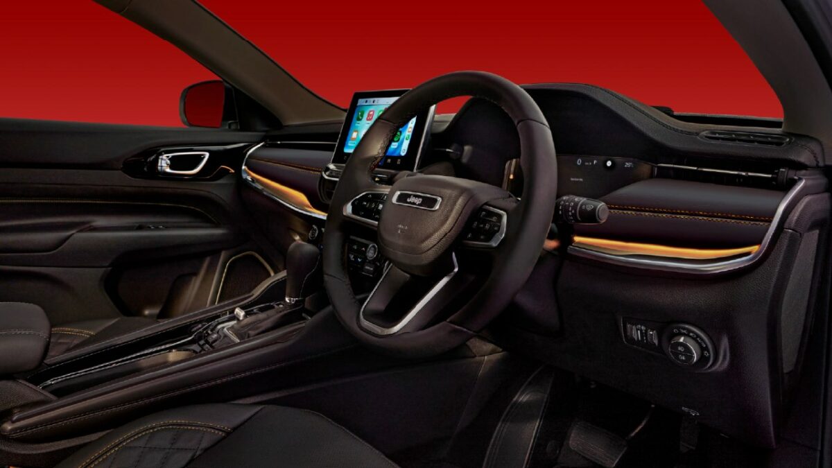 Jeep Compass 85th Anniversary Edition Interior Dashboard Gold Accents