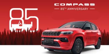 Jeep Compasss 8th Anniversary Edition Front Three Quarters