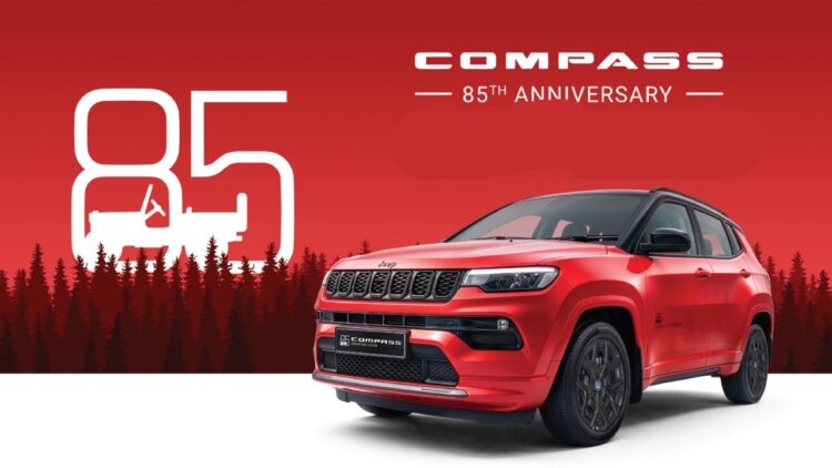 Jeep Compasss 8th Anniversary Edition Front Three Quarters