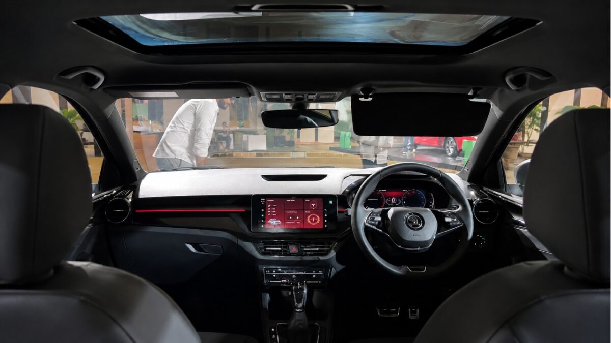 New Skoda Slavia Facelift Interior