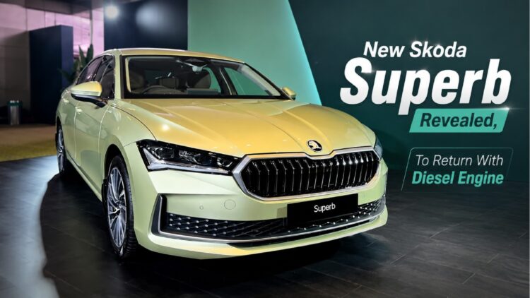 Skoda Unveils New Superb With A New Diesel Engine