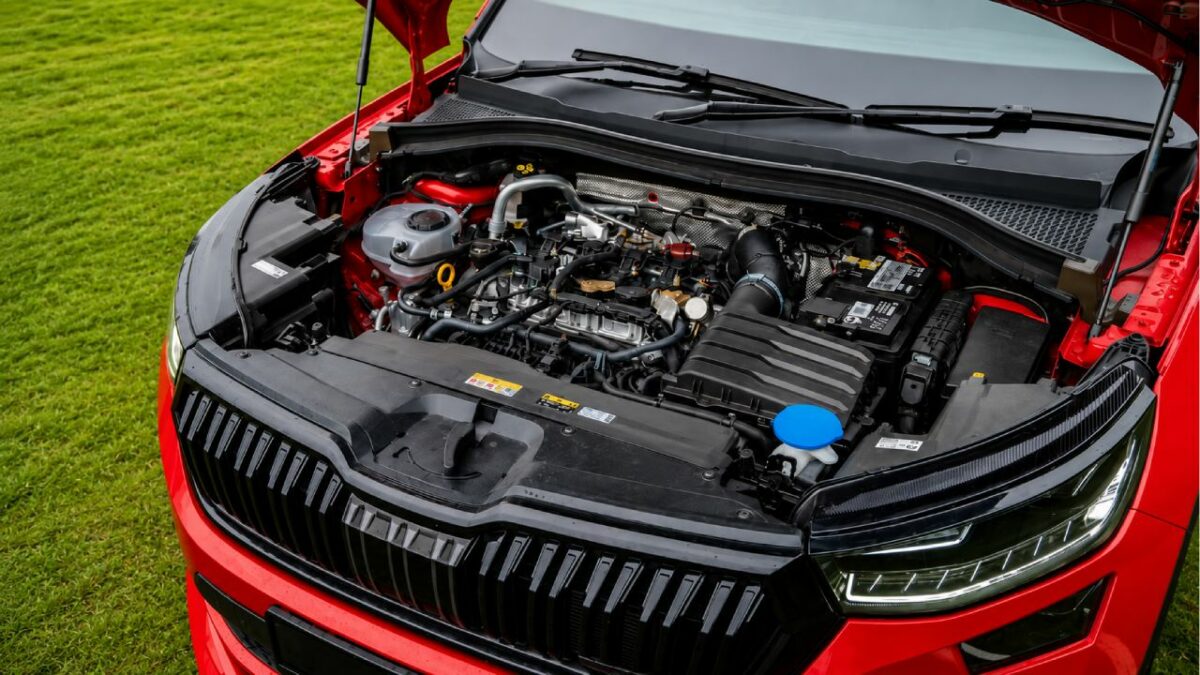 Skoda Kodiaq RS Engine Bay
