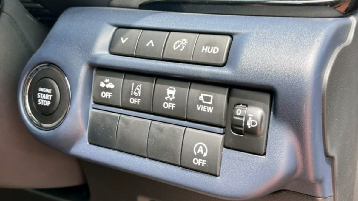 2026 Maruti Suzuki Baleno facelift ADAS control buttons