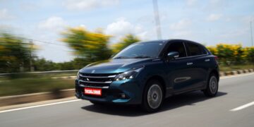2026 Maruti Suzuki Baleno facelift front three quarters