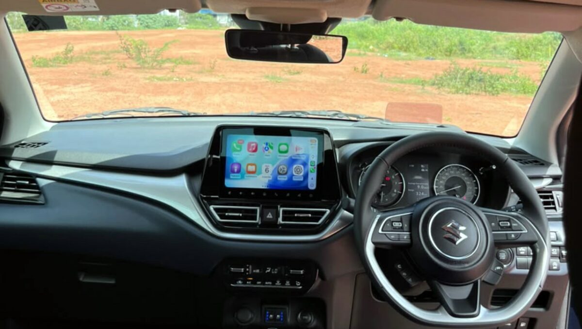 2026 Maruti Suzuki Baleno facelift interior dashboard