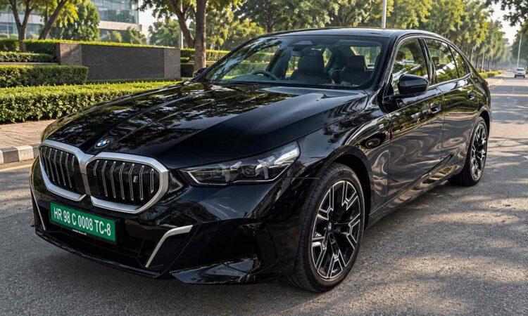 BMW i5 LWB Review Front Three Quarters