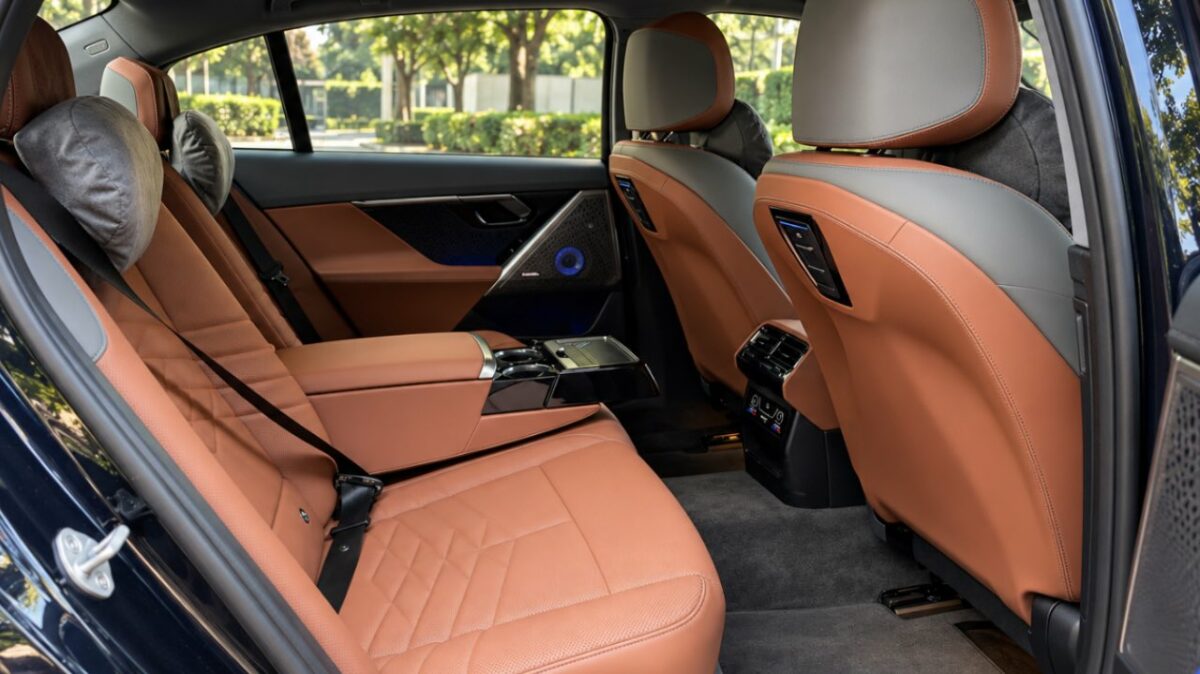BMW i5 Review Rear Seat Space