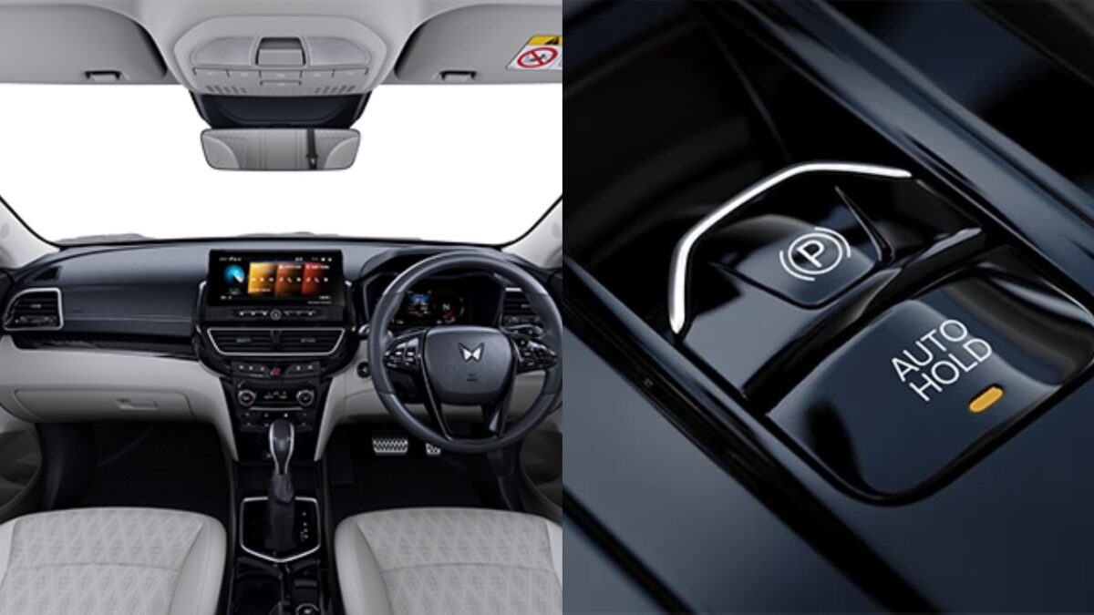 Mahindra XUV 3XO REVX EDGE Interior Dashboard Segment-First Electric Parking Brake