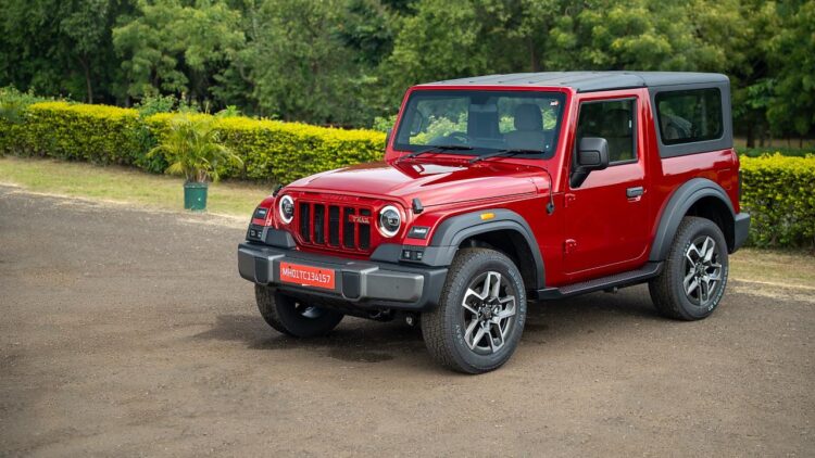 New Mahindra Thar OG Front Three Quarters