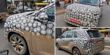New Toyota Innova Hycross Spotted Testing