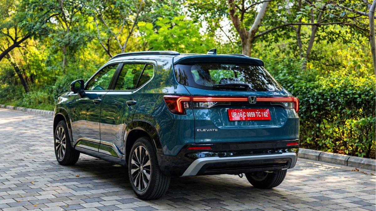 Honda Elevate Facelift Rear Three Quarters