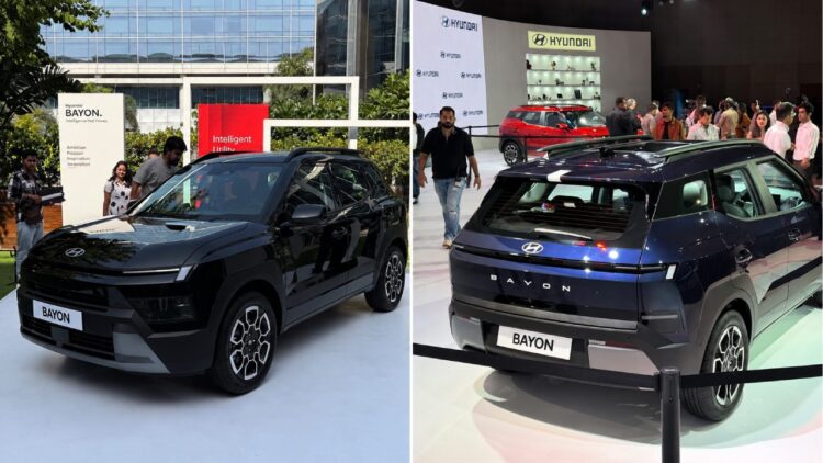 Hyundai Bayon Launch Front Rear Profile