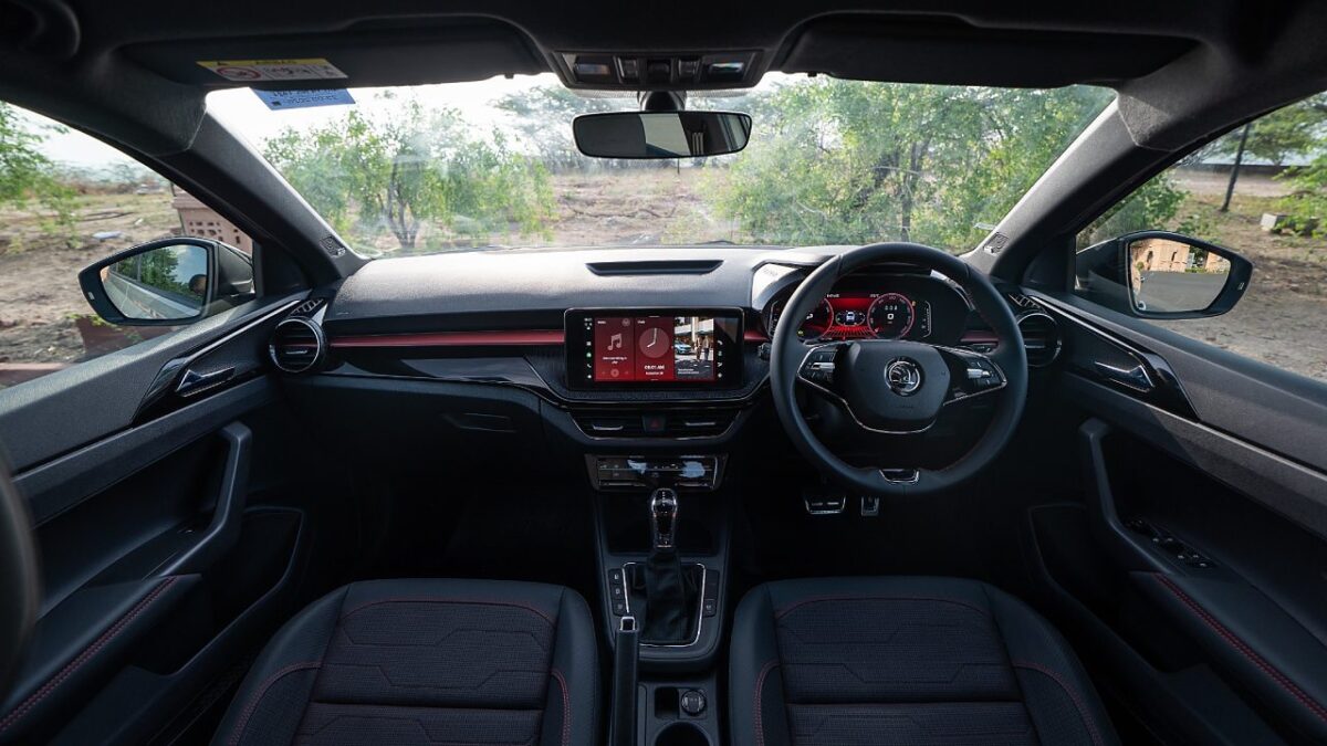 New Skoda Slavia Facelift Interior