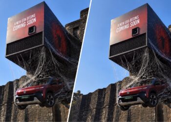Tata Sierra EV Seen Hanging From Rooftop